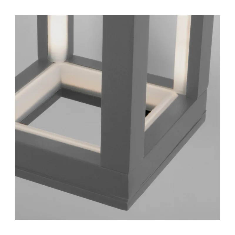 Уличный настенный светодиодный светильник Frame LED IP54 1527 TECHNO LED серый Elektrostandard 4