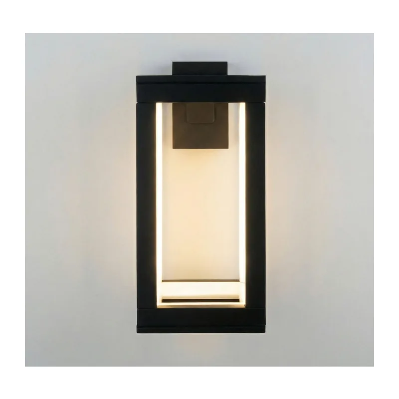 Уличный настенный светодиодный светильник Frame LED IP54 1527 TECHNO LED черный Elektrostandard 2