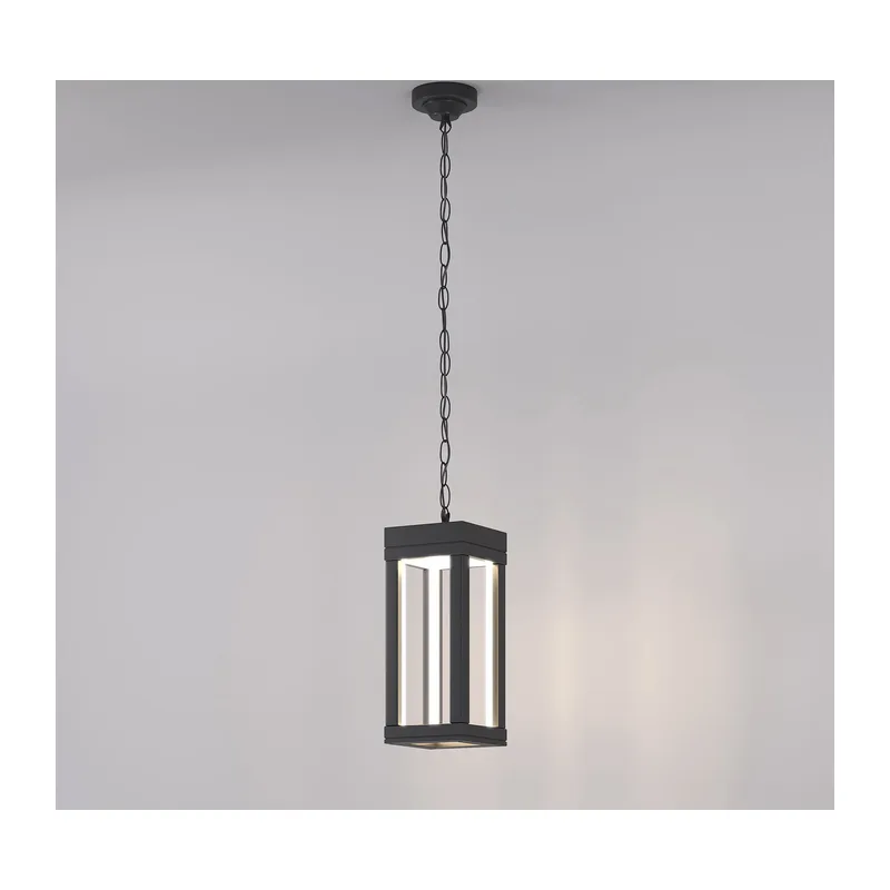 Уличный подвесной светодиодный светильник Frame LED IP54 1528 TECHNO LED серый Elektrostandard 2