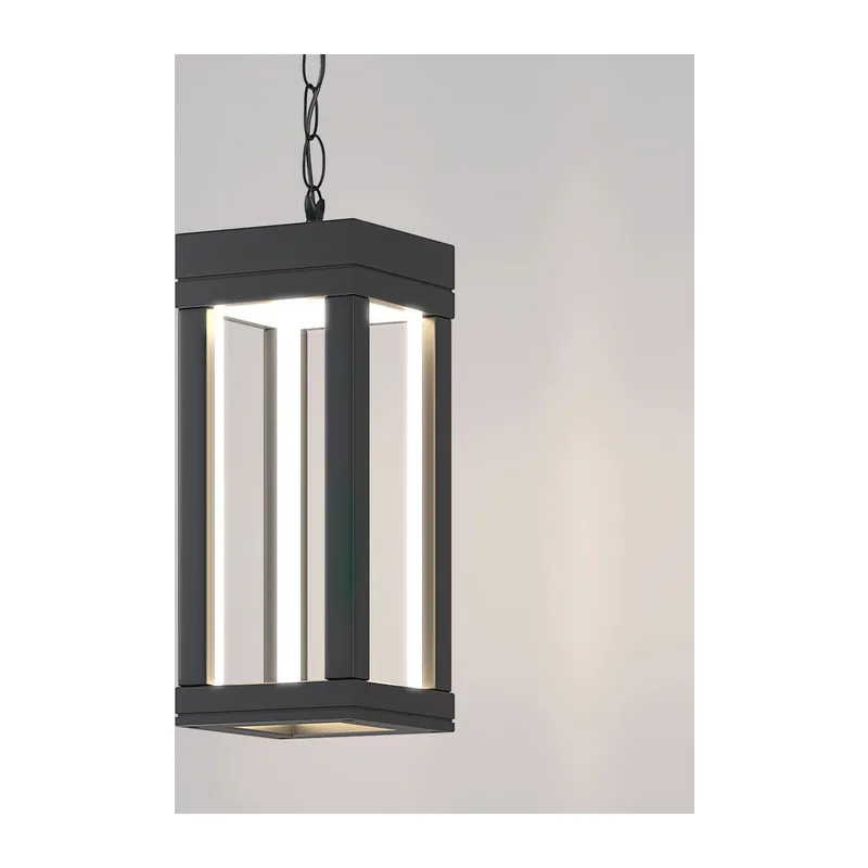 Уличный подвесной светодиодный светильник Frame LED IP54 1528 TECHNO LED серый Elektrostandard