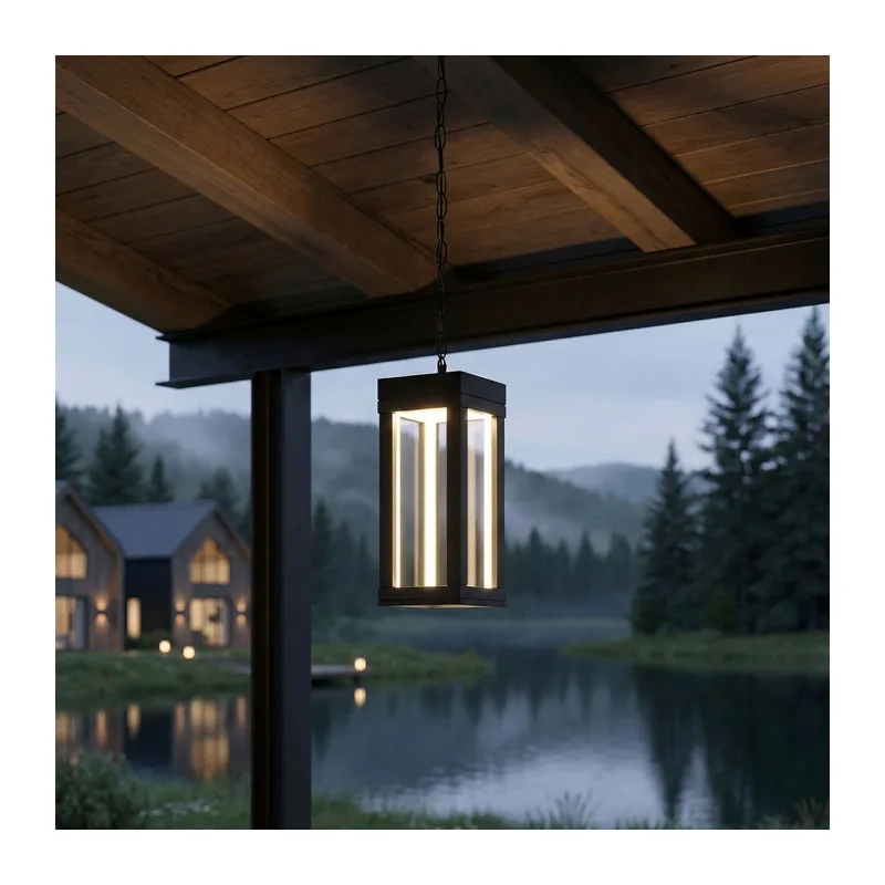 Уличный подвесной светодиодный светильник Frame LED IP54 1528 TECHNO LED черный Elektrostandard 3