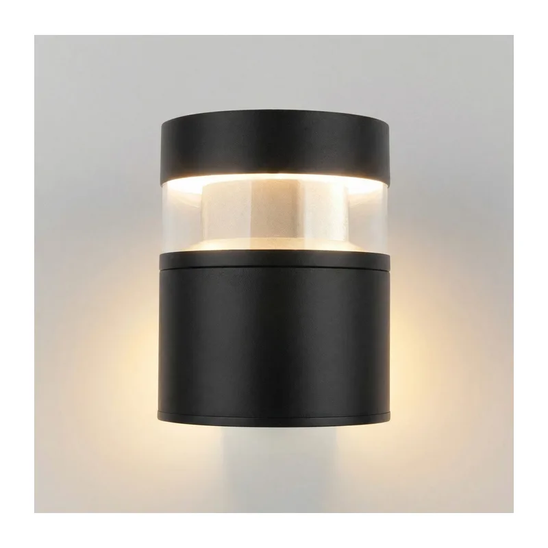 Уличный настенный светильник 1530 TECHNO LED 3000K чёрный 1530 TECHNO LED черный Elektrostandard 3