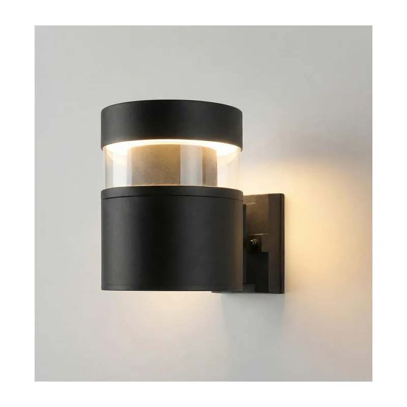 Уличный настенный светильник 1530 TECHNO LED 3000K чёрный 1530 TECHNO LED черный Elektrostandard
