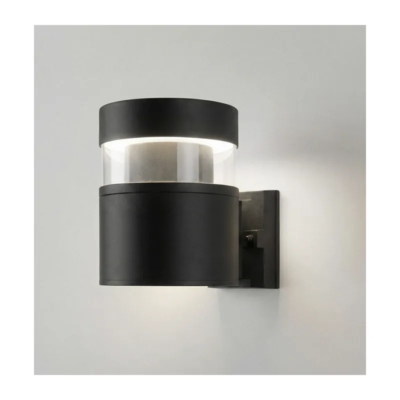 Уличный настенный светодиодный светильник Черный 1530 TECHNO LED черный Elektrostandard