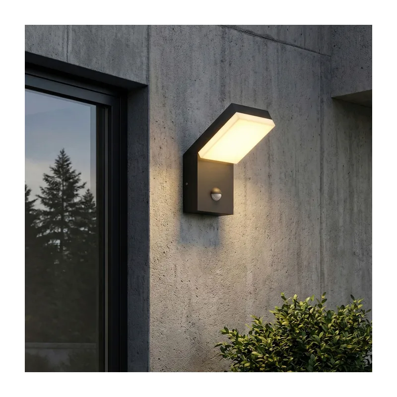 Уличный настенный светодиодный светильник Sensor IP54 с датчиком движения 1541 TECHNO LED черный Elektrostandard 3