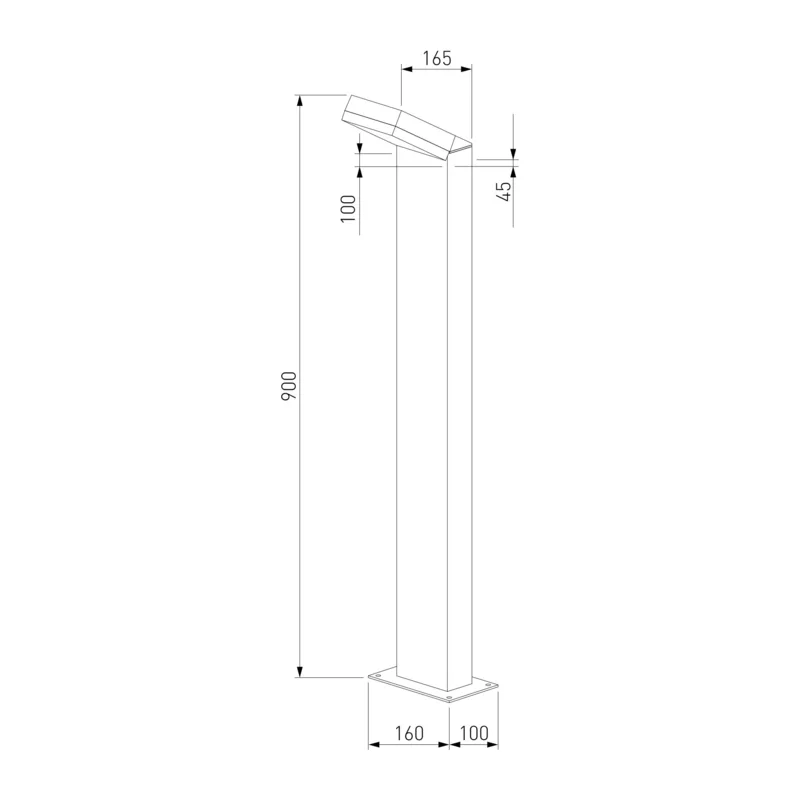 Ландшафтный светодиодный светильник Sensor IP54 1542 TECHNO LED черный Elektrostandard 5