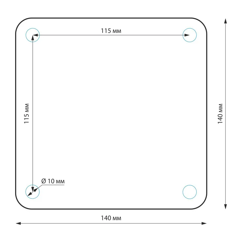 Ландшафтный светильник 1550 Techno черный IP54 1550 Techno черный Elektrostandard 4