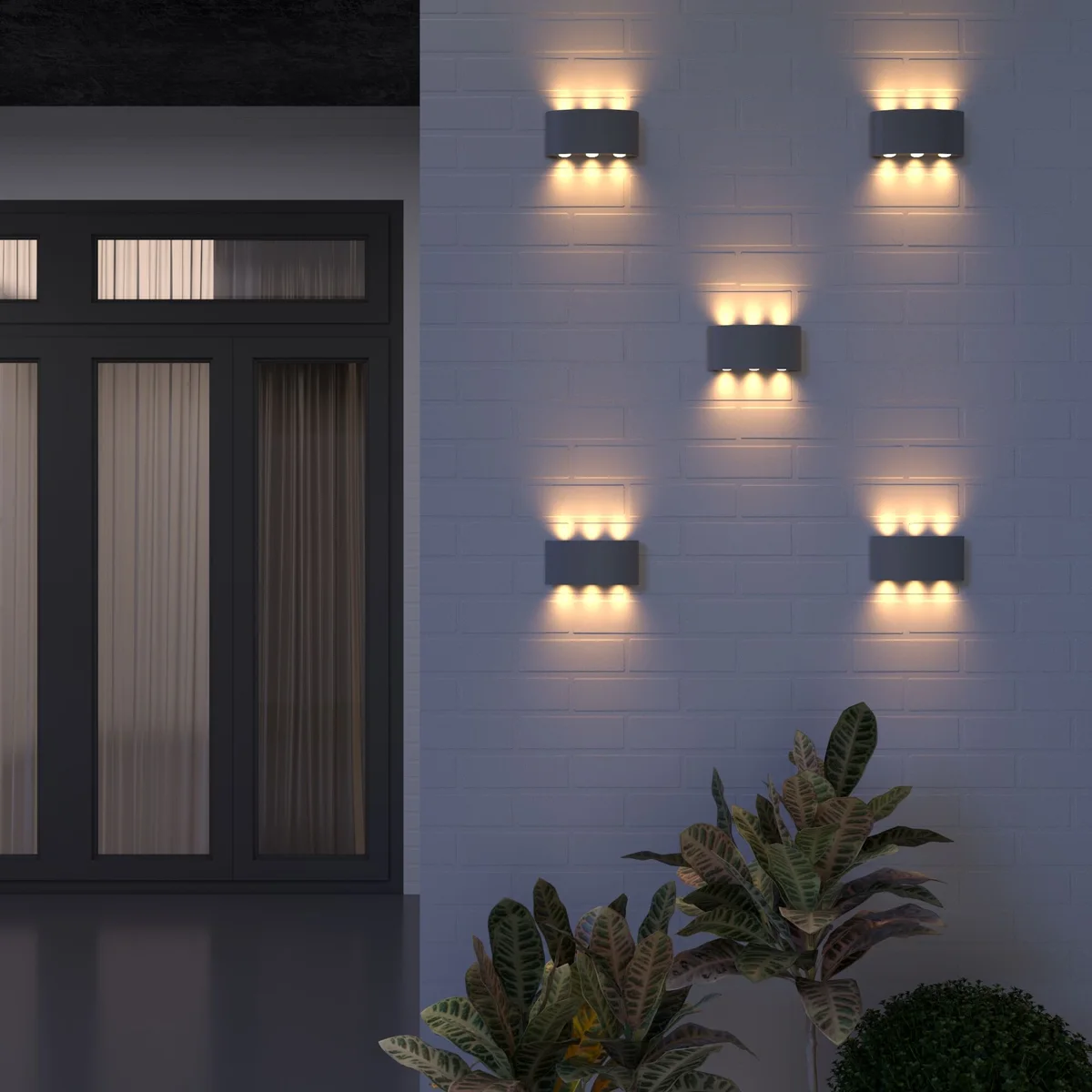 Пылевлагозащищенный светодиодный светильник Twinky Trio серый IP54 1551 Techno LED серый Elektrostandard 4