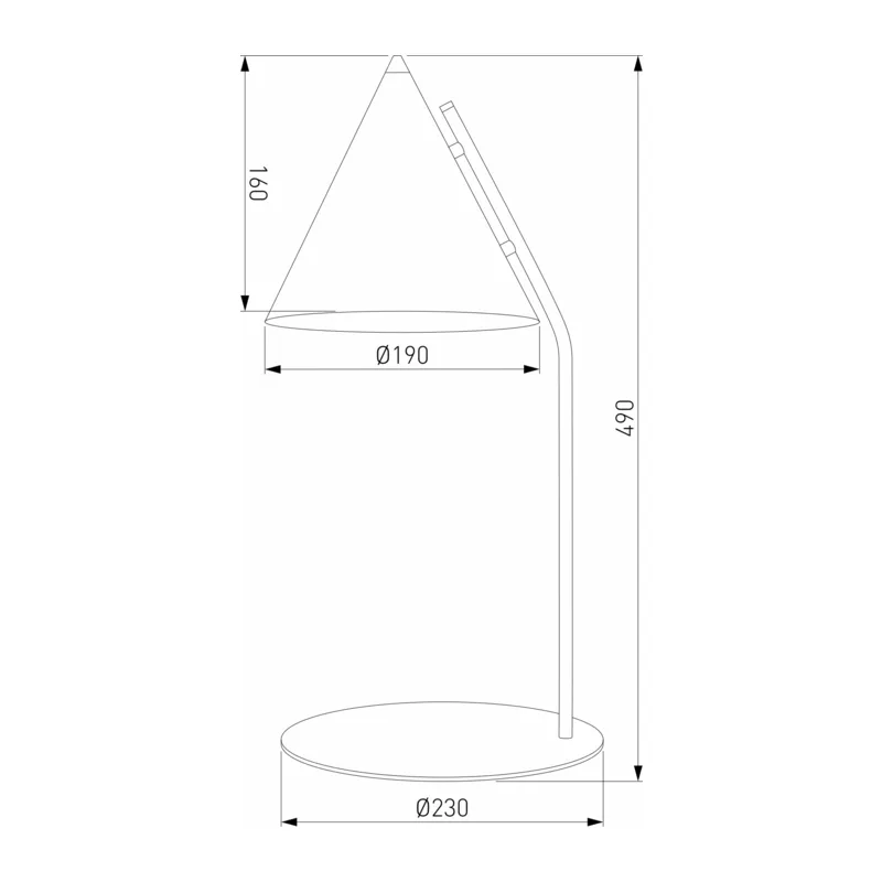 Настольный светильник 16009 Cono TK Lighting 3