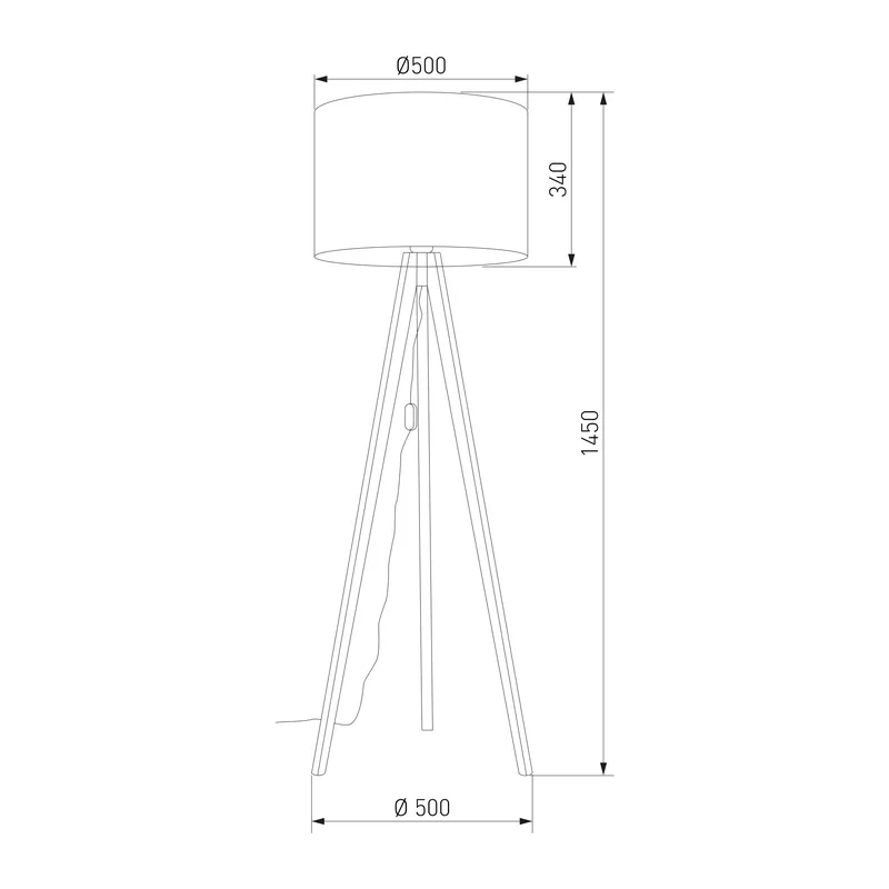 Напольный светильник с тканевым абажуром 16021 Grand TK TK Lighting 5