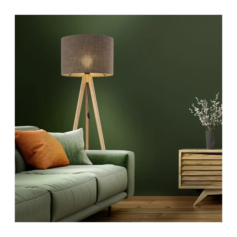 Напольный светильник с тканевым абажуром 16026 Grand TK Lighting 3