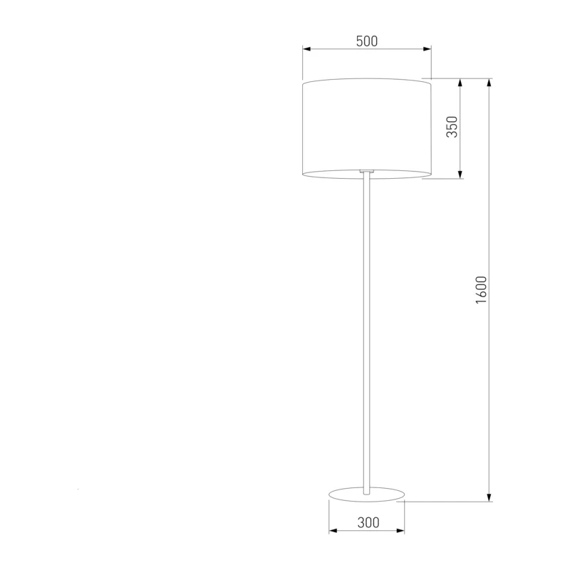 Напольный светильник с тканевым абажуром 16029 Umberto TK Lighting 4