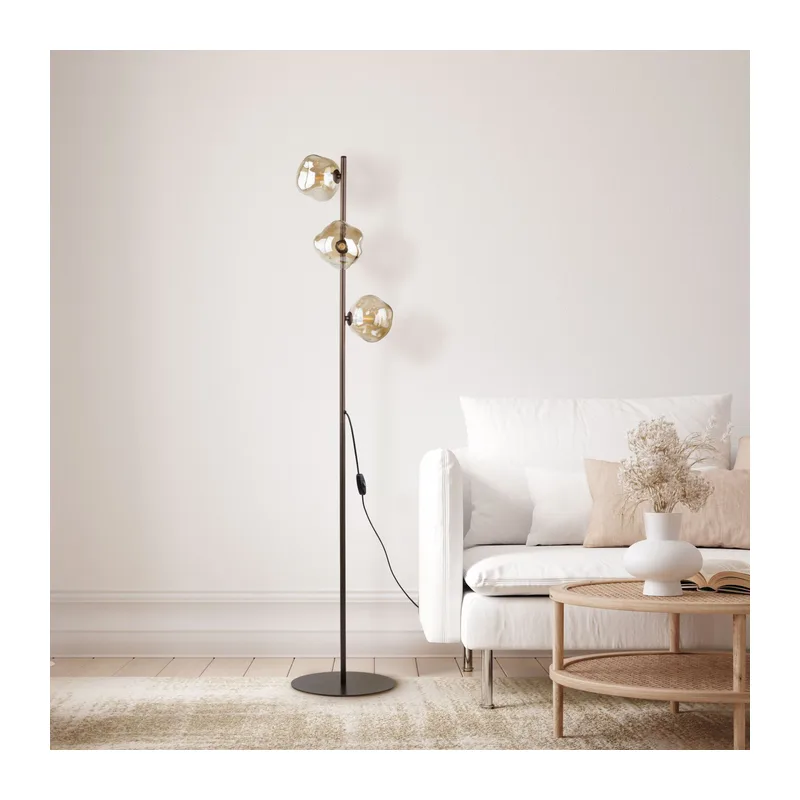 Напольный светильник со стеклянными плафонами 16150 Lava Brown TK Lighting 4