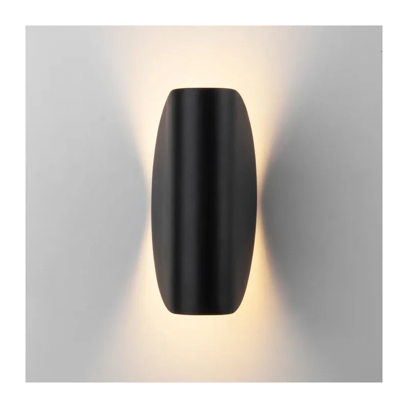 Настенный поворотный светодиодный светильник Taco чёрный IP54 1632 TECHNO LED Elektrostandard 3
