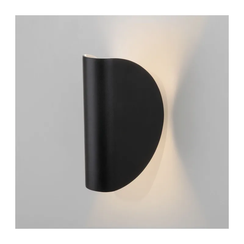 Настенный поворотный светодиодный светильник Taco чёрный IP54 1632 TECHNO LED Elektrostandard