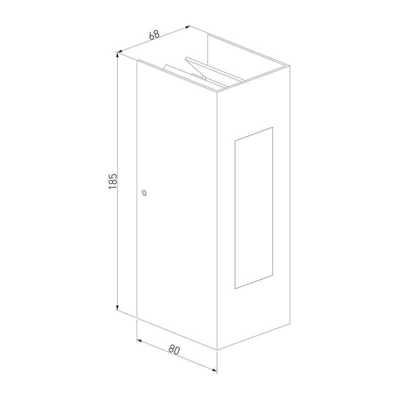 Уличный настенный светодиодный светильник Techno LED IP54 с регулировкой лучей 1638 TECHNO LED Elektrostandard 3