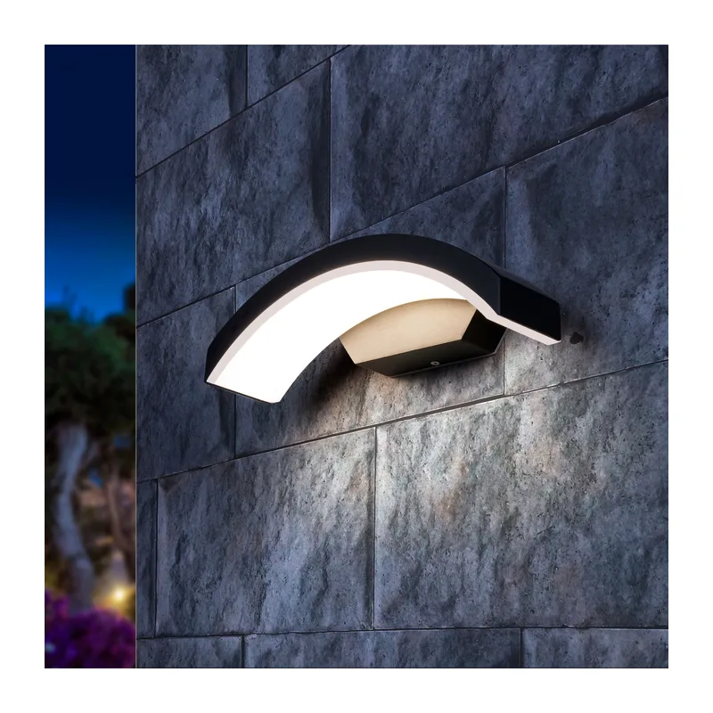 Пылевлагозащищенный настенный светодиодный светильник Asteria D IP54 1671 Techno LED черный Elektrostandard 2