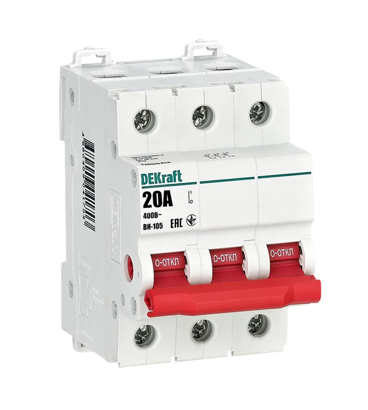 Выключатель-разъединитель ВН-105 3P 20А 400В 2