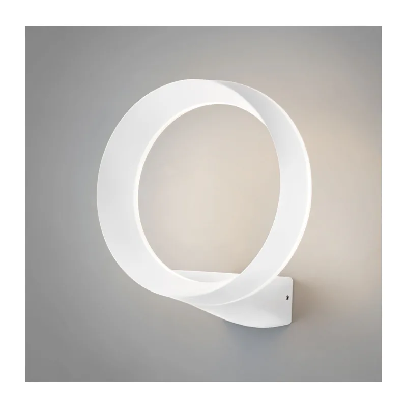 Уличный настенный светодиодный светильник Ring IP54 1710 TECHNO LED белый Elektrostandard