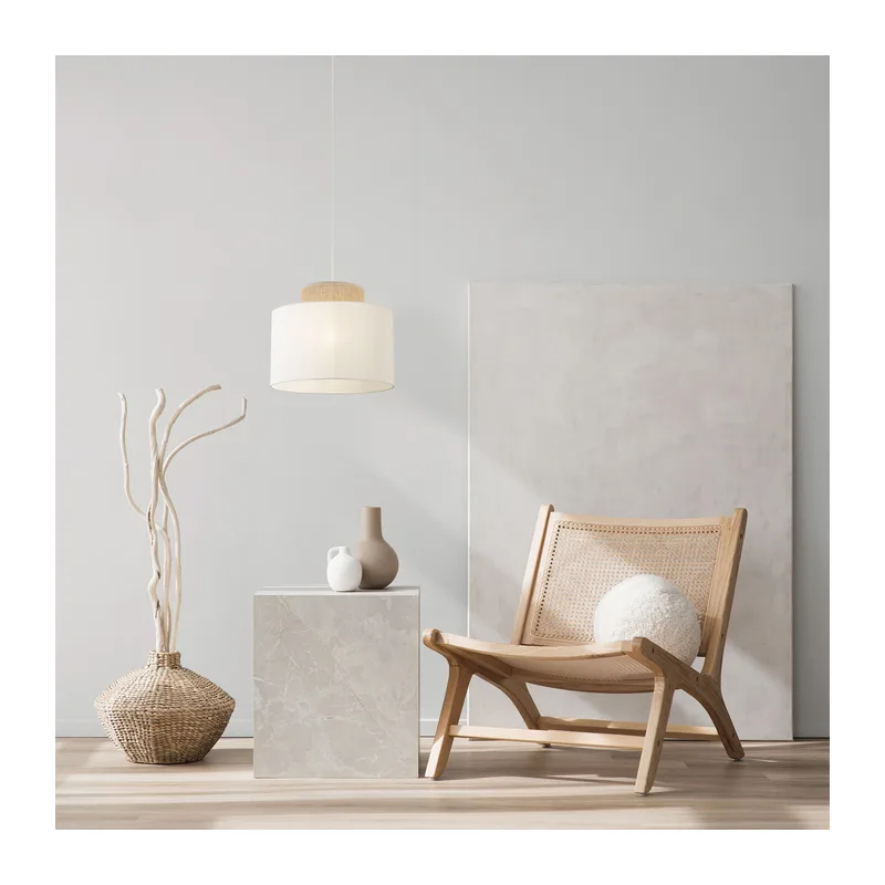 Подвесной светильник с тканевым рассеивателем 1856 Duo TK Lighting 3