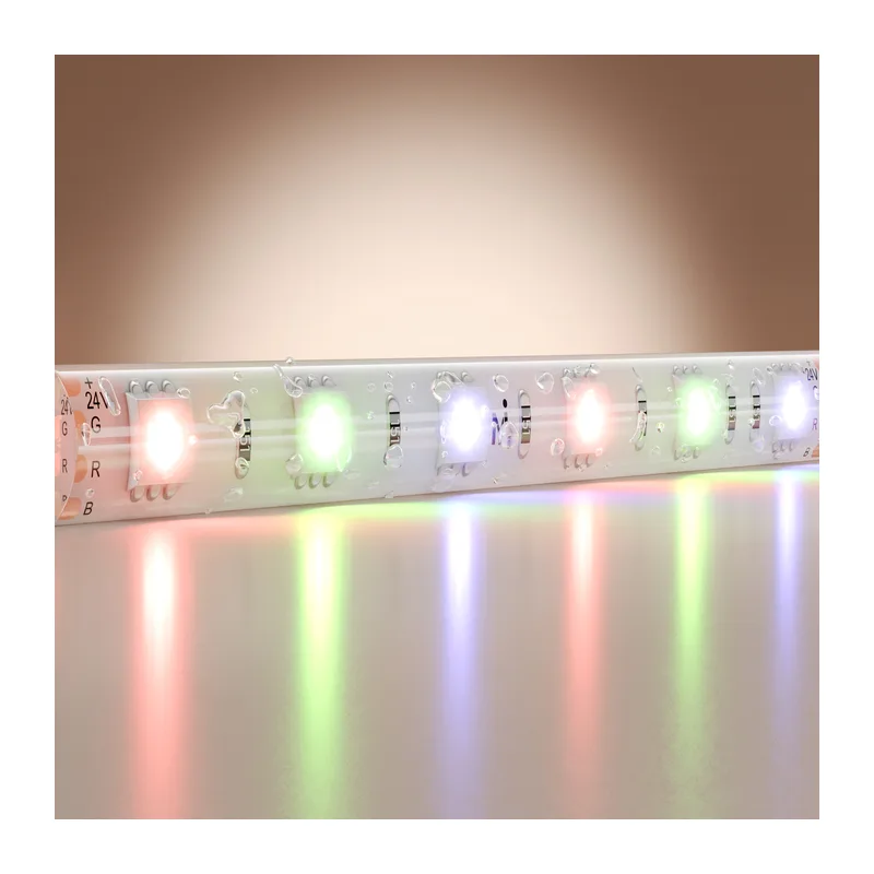 Светодиодная лента Базовая 24В 5050 14,4Вт/м Цветная (RGB) 5м IP 65 201198 Maytoni
