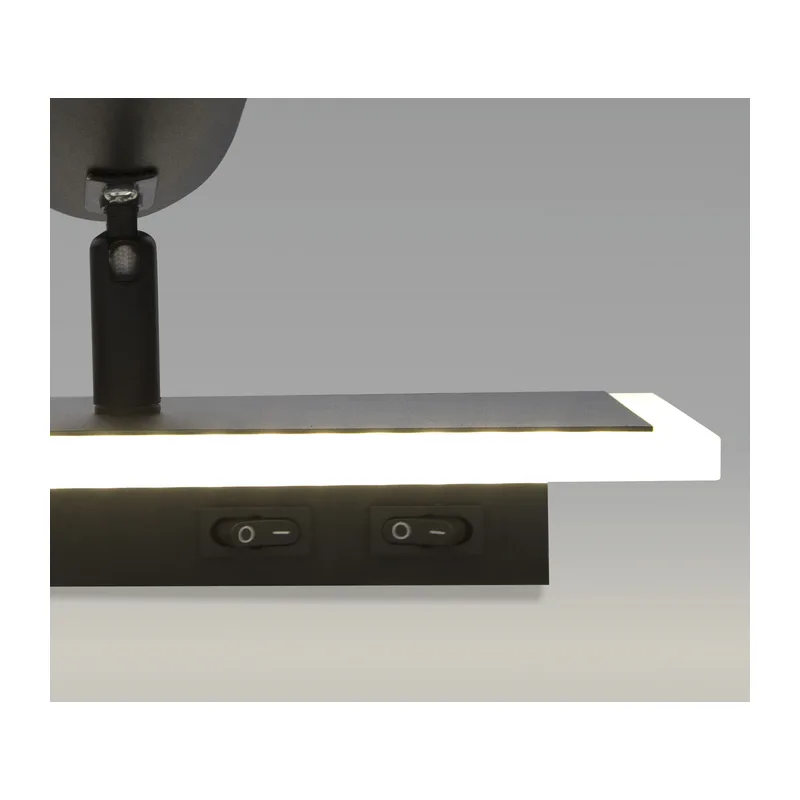 Настенный светодиодный светильник 20127/1 LED черный Eurosvet 2