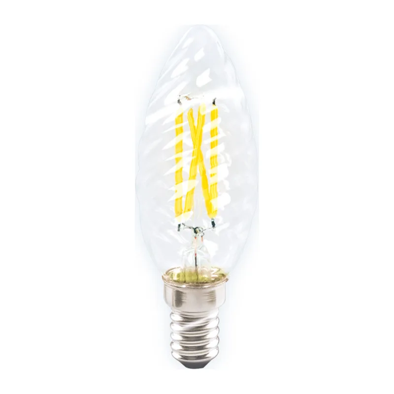 Светодиоднапя лампа филамент свеча C35 E14 6Вт 4200K 270° 202124 Filament LED C35 6W E14 4200K (50W) 220-240V Ambrella Light 4