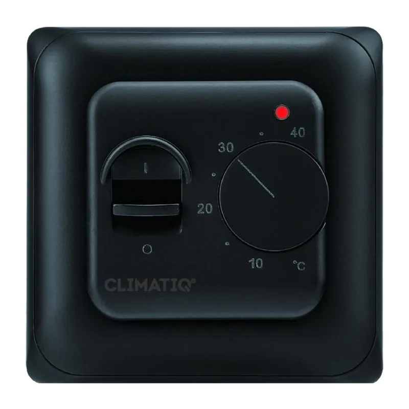 Терморегулятор с ручным управлением CLIMATIQ BT (Black)