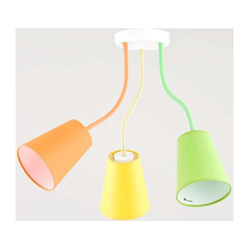 Светильник потолочный с тремя плафонами 2106 Wire Colour TK Lighting 2