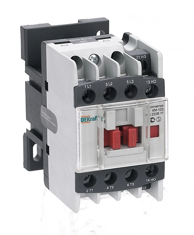 Контактор 9А 36В АС3 1НО+1НЗ КМ-103 Dekraft 2