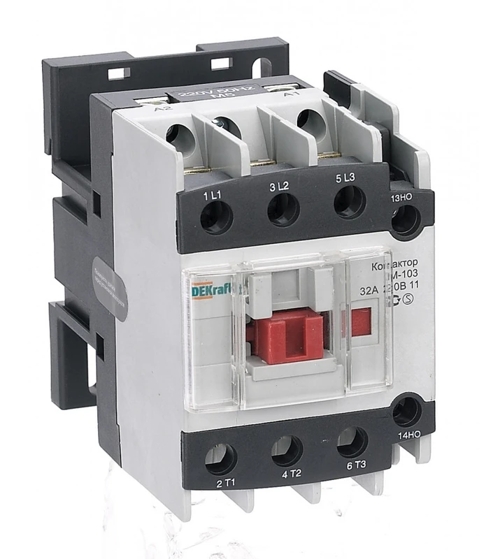 Контактор 32А 36В АС3 1НО+1НЗ КМ-103 Dekraft 2