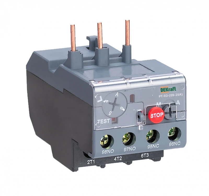 Реле тепловое для контакторов 09А-25А 1.0А-1.6А 2