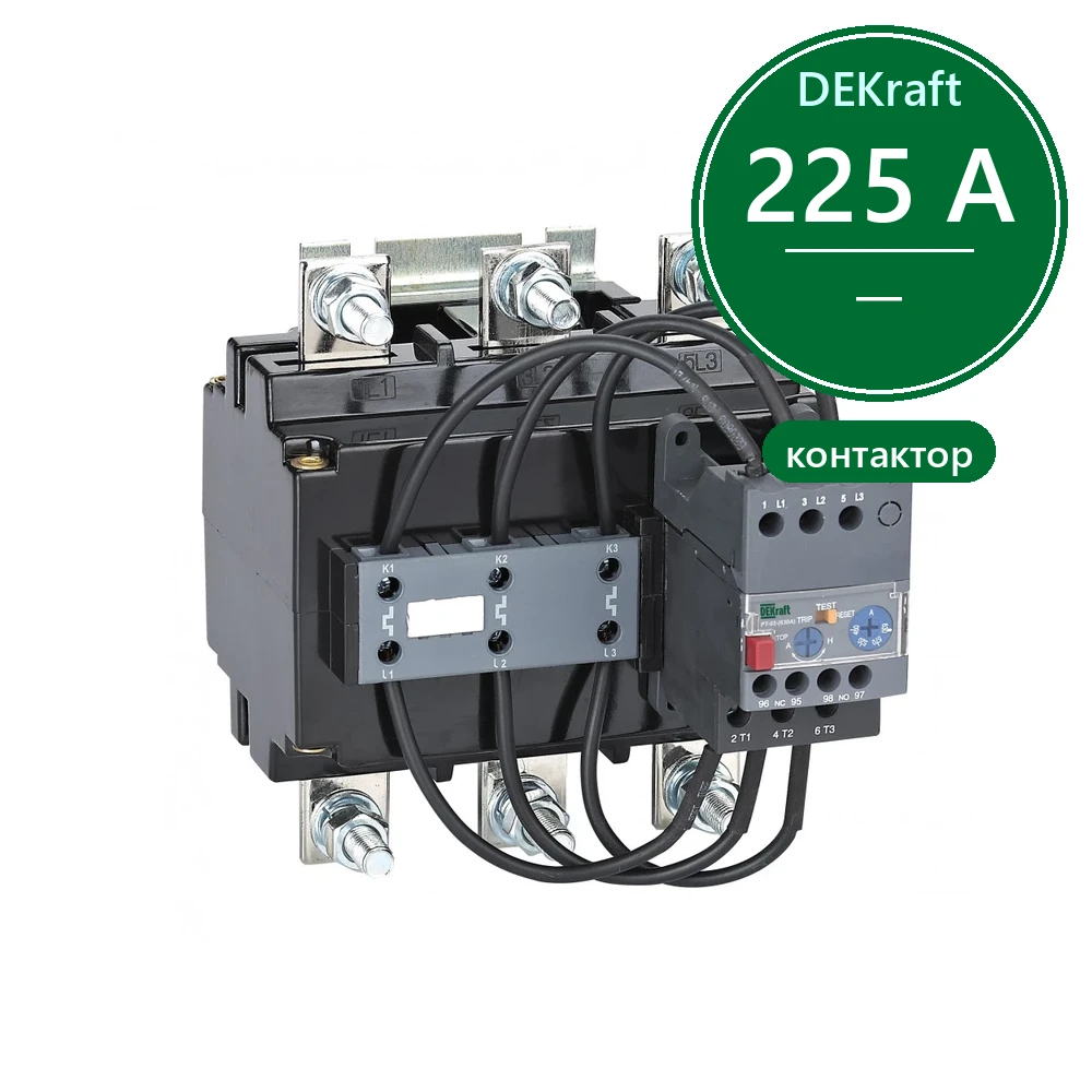 Реле тепловое для контакторов 225А-630А 350А-480А РТ-02