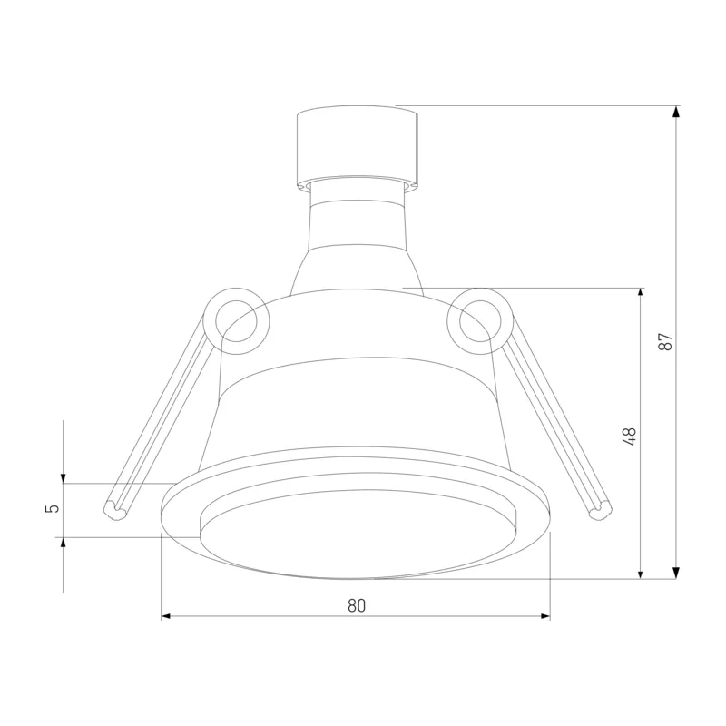 Встраиваемый точечный светильник 25010/01 Elektrostandard 6