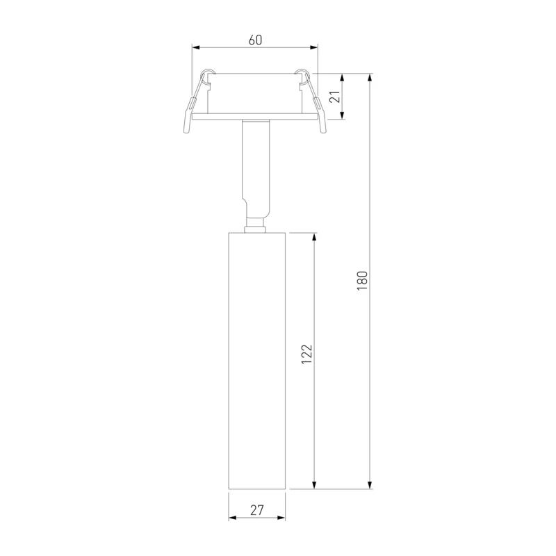 Встраиваемый поворотный светодиодный светильник Diffe 25027/LED Elektrostandard 3
