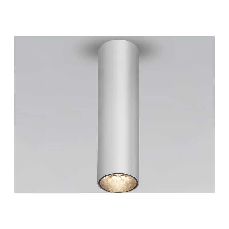 Накладной светодиодный светильник с антибликовой решеткой Pika 25031/LED 6W 4200K серебро Elektrostandard