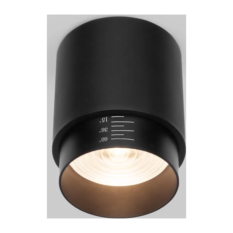 Потолочный светодиодный светильник Cors 25032/LED 10W 4200K чёрный Elektrostandard