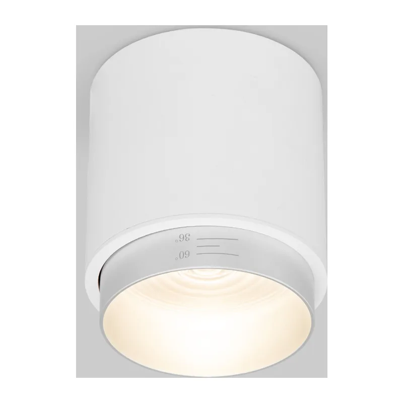 Потолочный светодиодный светильник Cors 25032/LED 10W 4200K белый/серебро Elektrostandard