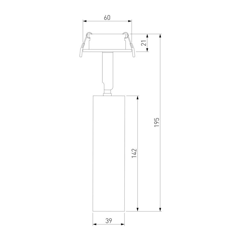 Встраиваемый светодиодный светильник Diffe белый 25040/LED Elektrostandard 3