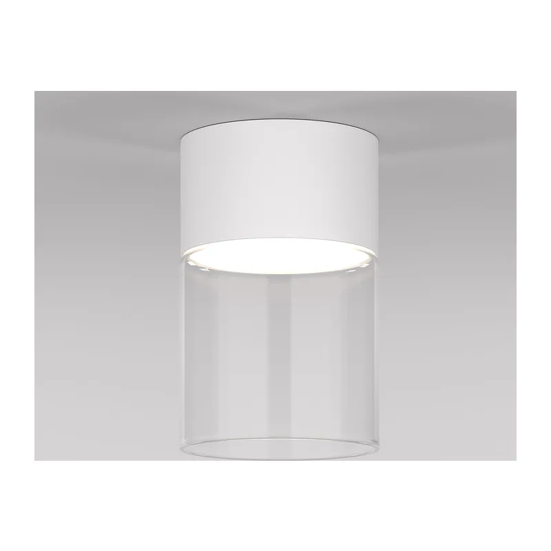 Светильник потолочный светодиодный 10W 4000К латунь/прозрачный 25047/LED Elektrostandard