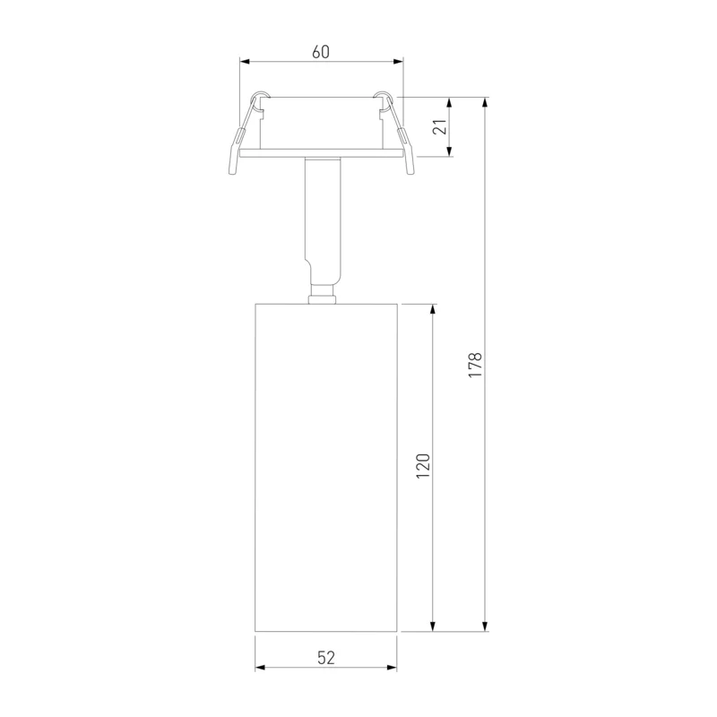 Встраиваемый поворотный светодиодный светильник Diffe 25052/LED Elektrostandard 3