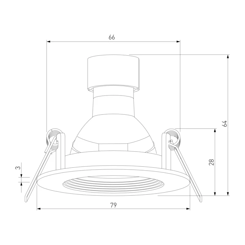 Светильник встраиваемый City GU10 белый 25054/01 Elektrostandard 5