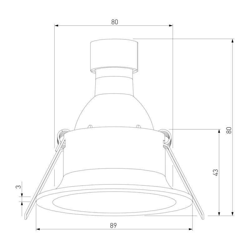 Светильник встраиваемый Andi GU10 белый 25058/01 Elektrostandard 5
