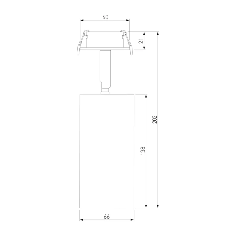 Встраиваемый светодиодный светильник Diffe белый 25066/LED Elektrostandard 3