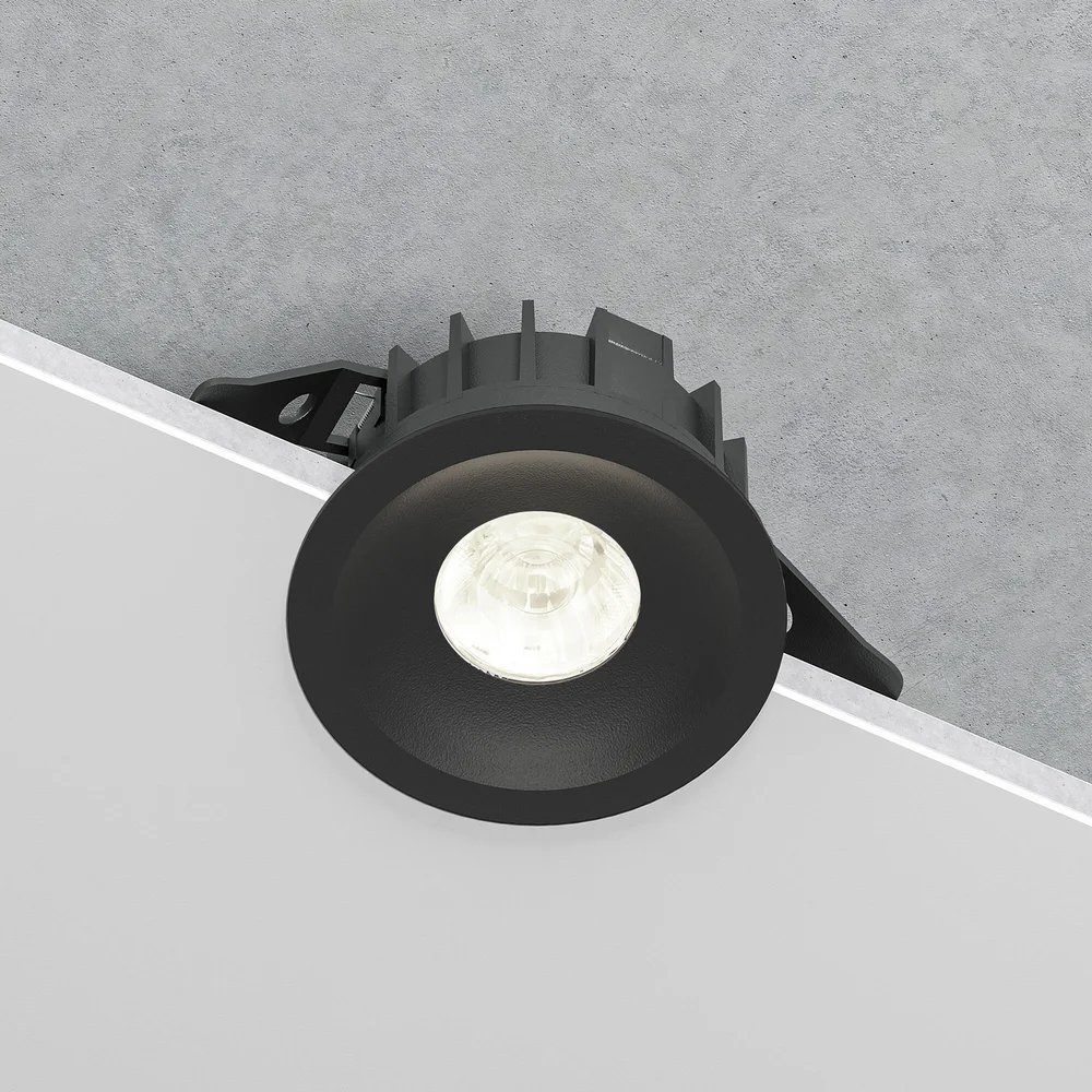 Светильник встраиваемый светодиодный Combi 10W 4000K черный 25067/LED Elektrostandard