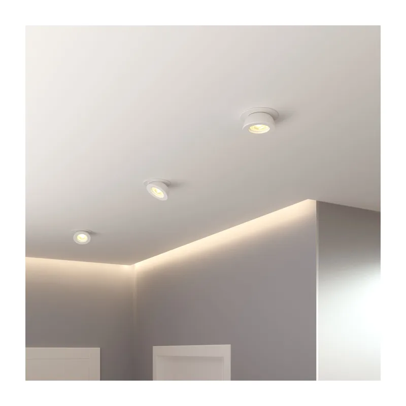 Встраиваемый точечный светодиодный светильник Pruno белый 25080/LED Elektrostandard 3
