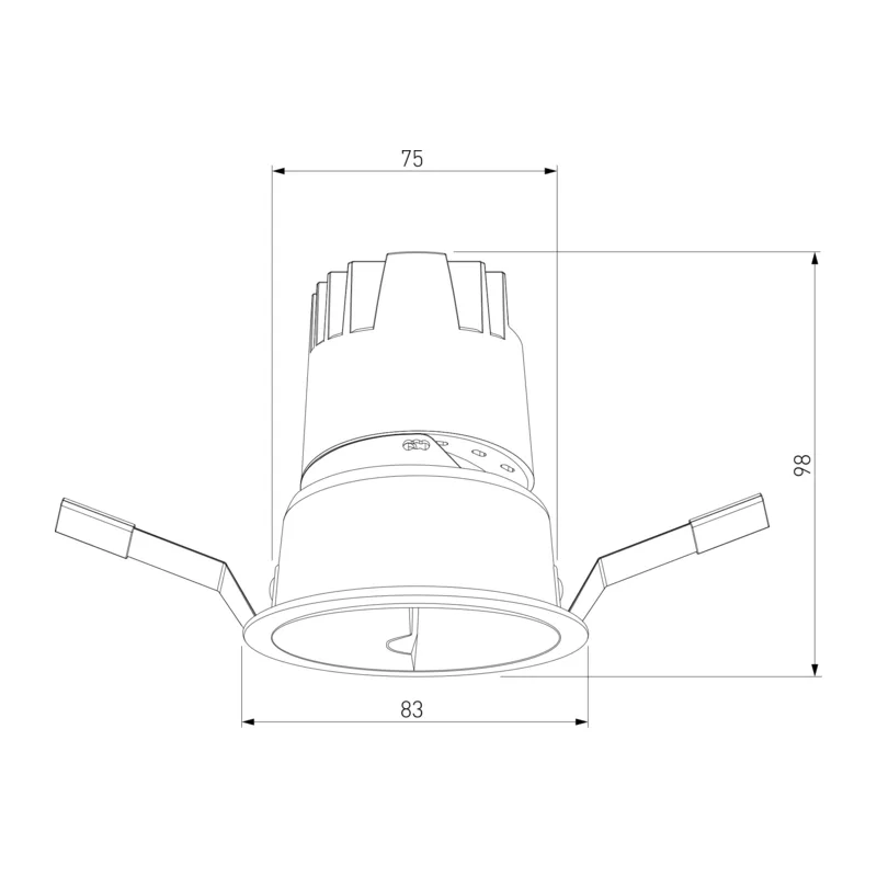 Точечный светодиодный светильник 10W 4000K белый/хром 25090/LED Elektrostandard 6