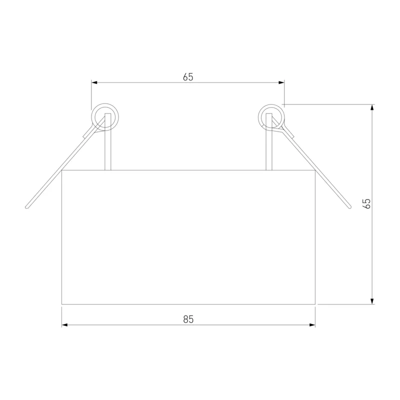 Светильник встраиваемый светодиодный Glam белый/черный 25095/LED Elektrostandard 5