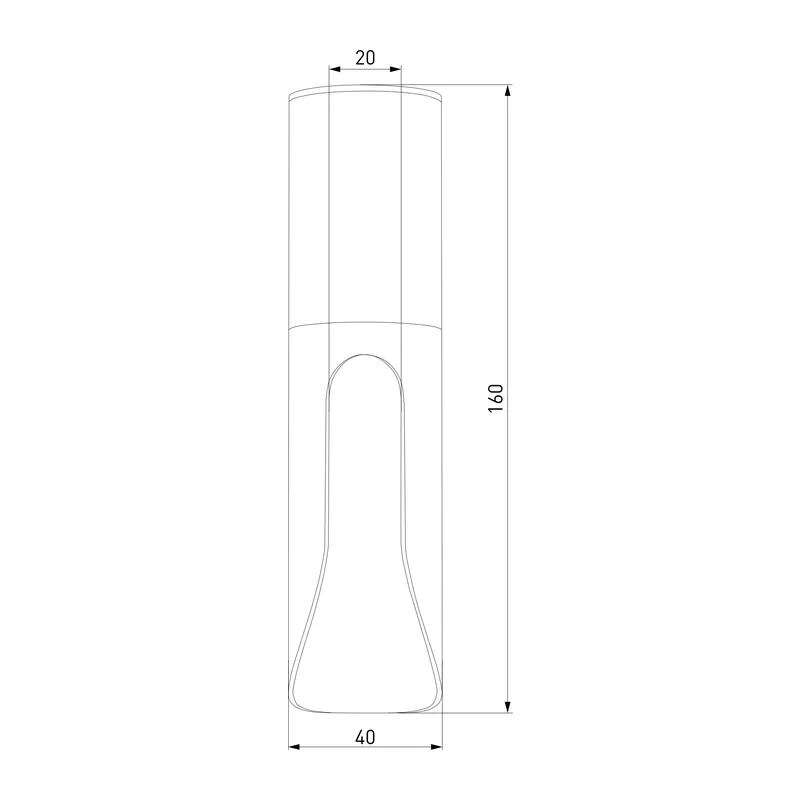 Светильник потолочный светодиодный Apex 7W 4000K черный 25113/LED Elektrostandard 5