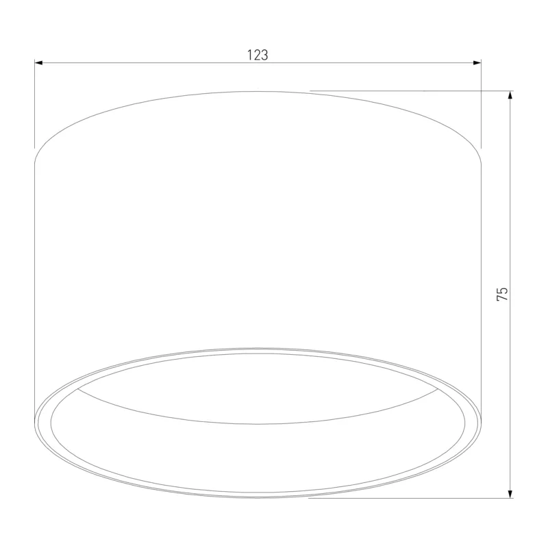 Накладной светодиодный светильник 25123/LED Elektrostandard 5